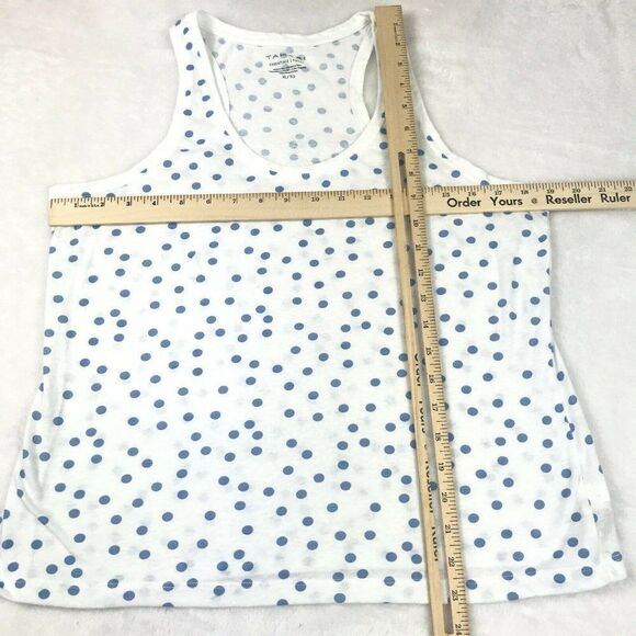 Tahari Essentials Tank Top Size XL Polka Dot - Picture 4 of 9